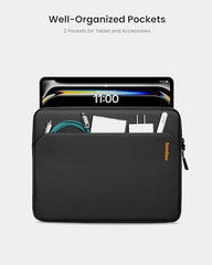 tomtoc Slim Laptop Sleeve for 14-inch MacBook Pro M2/M1 Pro/Max A2779 A2442 2023-2021, Water-Resistant Protective Case for 13-inch MacBook Air/Pro M2/M1 with a Hard Cover, Laptop Accessory Bag