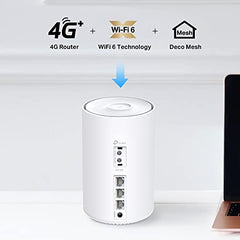 TP-Link Deco X50-PoE(1-Pack) AX3000 Whole Home Mesh WiFi 6 System with PoE Router | Seamless AI | HomeShield | 3000 Mbps Wireless Dual Band | Multi-Gig 2.5 Gbps