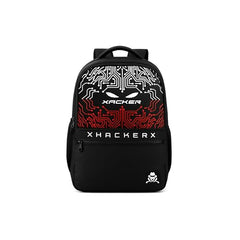 HACKER Laptop Backpack for Men & Women | Stylish Spider Printed Backpack | Durable School, College & Office Bag | Spacious Travel Backpack with Padded Laptop Compartment & Adjustable Straps