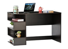DeckUp Zeus Engineered Wood Study Table and Office Desk (Wotan Oak & White)
