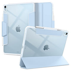 Spigen Flip case for iPad Air 11 inch M4 (2026), iPad Air 11 inch M3/M2 (2025-2024), 10.9 inch 5th/4th Gen (2022/2020), Trifold, Pencil Holder, Full Cover(Liquid Air Folio) - Black