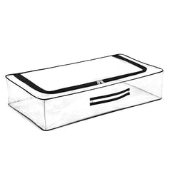 Storite Medium PVC Underbed Storage Bag with Handles Clear Window