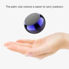 Mini Bluetooth Speaker, Portable Palm-Size Wireless Speaker for Outdoor Use, Compact and Easy to Carry