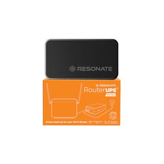 Resonate RouterUPS® Gen2 | Original Router UPS for 12V WiFi Router & Modem (Supports up to 2A) (7800mAh - 95% Longer Power Backup) | Compact Mini UPS with Intelligent Charging (Upto 6 Hrs Internet)