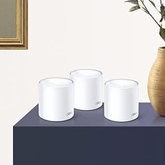 TP-Link Deco X20 Dual Band Next-Gen Wi-Fi 6 Mesh, AX1800 Whole Home WiFi System, Covers up to 5800 Sq. Ft,Replaces Routers and WiFi Extenders,Parental Control,Compatible with Alexa(3-Pack)(1800 mbps)
