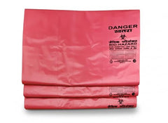 HEAN Bio Hazard Waste Disposal Bags, 20x24 inch, 75 Micron, Bio Medical Garbage Bags (Yellow - 10)