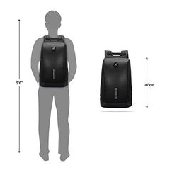 Arctic Fox Slope Anti-Theft Backpack (Dark Denim) | 23 Ltr Capacity|Water Resistant | Multipurpose Backpack |Rain Cover|15.6 Inches Unisex Laptop Bag with USB Charging Port