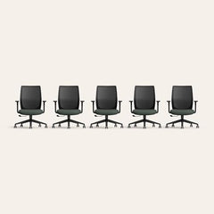Interio by Godrej Curv Premium Mesh Wide Back Ergonomic Chair | Work from Home/Study Chair | 1-Year Warranty | Height Adjustable Chair | Heavy Duty PP Base | DIY Installation, Black