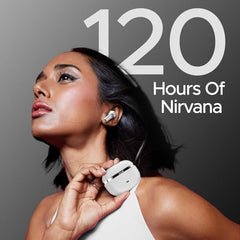 boAt 2026 Launch Nirvana Ion TWS Earbuds (Lunar Black) | Massive 120 Hours Playtime, Quad Mics ENx™ Tech, Multipoint Connectivity, In-Ear Detection, Dual EQ Modes, and BEAST™ Mode
