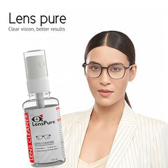 LensPure Lens Cleaning Solution | Perfect Lens Cleaner for Spectacles, Eyeglasses, Sunglasses, Camera Lenses and Binoculars- (200ml)