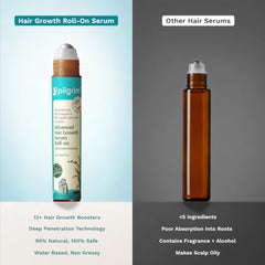 Pilgrim Advanced Hair Growth Serum with 3% Redensyl & 4% AnaGain -100ml | New Hair Growth in 28 Days, Korean Black Rice, Rosemary, Reduce Hair Fall, Hair Regrowth, Increase Hair Density, Thicker Hair