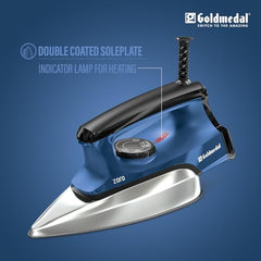 Goldmedal Glide 1100W Dry Iron | Non-stick Weilburger Premium