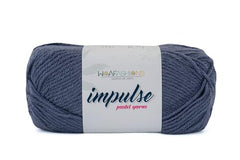 WOAFASHIONS - World of Arts Impulse Hand Knitting & Crochet Yarn, Premium Acrylic, 4 : Medium (Anchor Grey) (100gms / 3.5oz / 200mtr / 218yds)