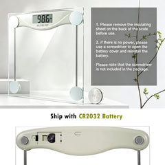 BMI Smart Digital Weighing Scale for Body Weight, Rechargeable Bathroom Scale With Body Fat Measurement - Gripit Advanced Smart Scale (Grayish Green)