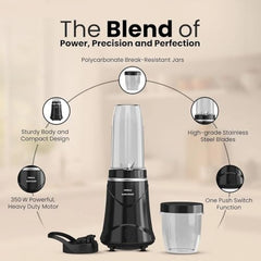 Havells Nutri Power Blender 350 W Mixer Grinder| 1 Speed Switch| Air Vent Technology| Stainless Steel Blade| 2Yrs Manufacturer Warranty (Mint Green)
