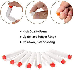 SYGA Plastic Foam Toy Bullet Dart Bullets for Strike Elite Guns, Blue - 20Pcs