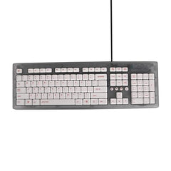 Arctic Fox Crystal Wired Keyboard (Grey)