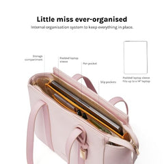 MOKOBARA Sunflower Tote 18L Laptop Bag 14 Inch Office Travel Handbag Beige | Stylish Purse College Girls Ladies Shoulder Bag Latest Waterproof Vegan Leather Tech Sleeve Luggage Strap Organizer Pocket