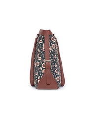 ZOUK Office Bag | Stylish Bags for Office Use | Laptop Bag 15.6 inch | Stylish Tote for Office Use | Purse for Women | Vegan Leather Handbag | Daily & Travel Use | Multicolor Mandala Print