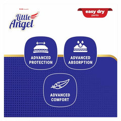 Little Angel Easy Dry Pull-Up Babies Diaper Pants With 12 Hrs Absorption Size, 84 Count, Above 15 Kgs - XXL (42 Count, Pack of 2)