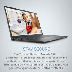 Dell 15 (Previously Inspiron) Laptop, 14th Gen Intel Core i3/Core 3 100U Processor, 8GB DDR4, 512 SSD, 15.6" FHD 120Hz IPS AG 250 nit Display, Win 11 + Office H&S 2024, Carbon Black, 1.63Kg