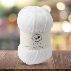 Nestnhaven Acrowools Graze Hand Knitting and Crochet Yarn. Pack of 1 Ball - 100gms. Shade no - NNHG001 (Berry Purple)