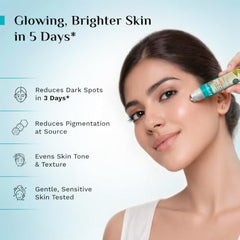 Pilgrim 10% Vitamin C Face Serum for Glowing Skin with Niacinamide - 10ml | 5% Niacinamide & Glutathione, Brightening, Fades Dark Spots & Evens, Dullness, Sensitive Skin Safe, Oil Free, All Skin Types