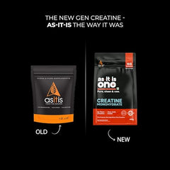 AS-IT-IS One Creatine Monohydrate - 100g Unflavoured I Micronised