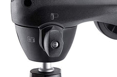 Manfrotto MKSCOMPACTACNBK Compact Action Smart Tripod with Hybrid Head and Smartphone Clamp for iPhone, Samsung, Huawei, LG, Google Phones, DSLR, CSC Mirrorless - Aluminium - Black