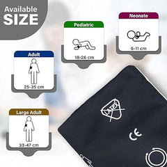RAINBOW MEDIMART Reusable NIBP Cuff Bp Monitor Cuff for Multipara Patient Monitor (Not For Home BP Monitor) (Neonatal(6-11cm))