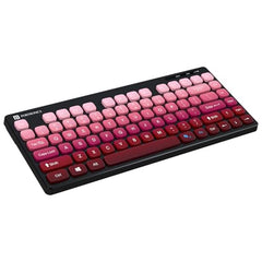 Portronics Bubble Multimedia Wireless Keyboard 2.4 GHz & Bluetooth 5.0 Connectivity, Noiseless Experience, Compact Size for iOS iPad Air, Pro, Mini, Android, Windows Tablets PC Smartphone(Black)