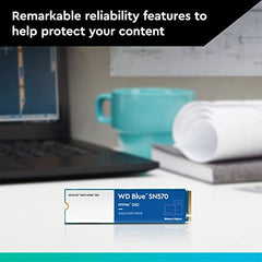 Western Digital WD Blue SN570 NVMe 500GB, Upto 3500MB/s, with Free 1 Month Adobe Creative Cloud Subscription, 5 Y Warranty, PCIe Gen 3 NVMe M.2 (2280), Internal Solid State Drive (SSD) (WDS500G3B0C)