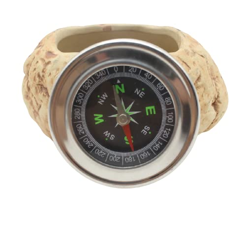 SYGA Multi-Function Metal Compass with Luminous Pocket Watch