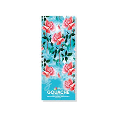 Zen Sangam Express your Mind - Square Gouache Glued Watercolor Sketch Paper Pad - 300 Gsm - Cold Pressed - 24 Sheets - Rough Grain Surface - Size (10.5Cm X 10.5Cm) - Gouache Book