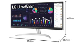 LG 29U511A 73 cm (29 Inch) UltraWide WFHD (2560x1080) IPS Monitor, 100Hz, 5ms(GtG), Anti-Glare, sRGB 99% (Typ.), HDR10, 3-Side Virtually Borderless, DP, HDMI, Headphone Out, Tilt Adjustable (Black)