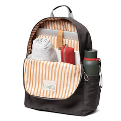 DailyObjects Monkey Shoulder Bag (19L) for Everyday Use| 100% Recycled | Travel/Office Bag | Backpack With Padded Compartment for Upto 14" | Adjustable Straps & Zipper closure - Orange