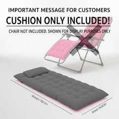 DADDY COOL Multipurpose Extra Long Rocking Chair Cushion for Outdoor and Indoor/Chair pad for Home & Office Chair Filling 18 x 50 Inch Pack of 1 Dark Green (Only Cushion)