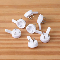 Art Street Hard Plastic 3-Pin Seamless Nail with 2 Spirit Leveler for Photo Frame Wall Picture Frame Hooks Hangers - Set of 25 (White)