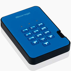 iStorage diskAshur2 256-bit 256GB USB 3.1 secure encrypted solid-state drive - Black IS-DA2-256-SSD-256-B