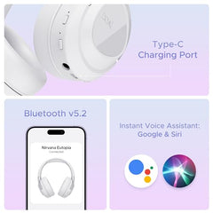 boAt Nirvana Eutopia Bluetooth Headphones with Head Tracking Function, Spatial Audio,20 HRS Playtime, ENx™ Tech, ASAP™ Charge, Hearables App(Android & iOS Compatible)(Primia Black)