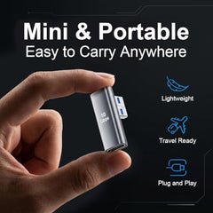 Verilux® Lighting to Type C Earphone Converter with Aluminum Alloy Housing