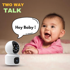 Maizic Smarthome Mini Fox 5MP UHD Wi-Fi Indoor CCTV Camera for Home with Color Night Vision, Motion Tracking, Two Way Talk and Multi Users View