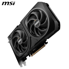 MSI GeForce RTX 5060 Ti 16G Shadow 2X OC Plus Graphic Card - NVIDIA GeForce RTX 5060 Ti GPU, 16GB GDDR7 128-bit Memory, 28 Gbps, PCI Express Gen 5 x16 Interface, Upto 2602 MHz, STORMFORCE Fan