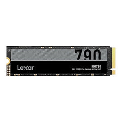 Lexar 8TB NM790 SSD PCIe Gen4 NVMe M.2 2280 Internal Solid State Drive, Up to 7000/6200 MB/s Read/Write, Compatible with PS5, for Gamers and Creators, Black (LNM790X008T-RNNNU)