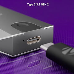 Zebronics 2.5" SSD/HDD Enclosure, Max. 4TB Storage, Upto 5Gbps Transfer Speed, Tool-Free Slide Design, USB to Micro B Connector, Windows, Mac, Linux Support, Transparent Case (CSH101)