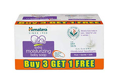 Himalaya Gentle Baby Soap for Newborns | No Post Bath Dryness | B3G1 FREE - 125g | Gentle Cleansing With Phyto-Oil Complex of 100% Natural Oils of Almond & Olive| No. 1 Doctor Recommended Brand