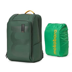 MOKOBARA Em Telescope Backpack | 30L Expandable to 38L | Fits 16 inch Laptop | Water-Resistant Vegan Leather & Nylon | Travel, Work & School | Ergonomic Design, Padded Straps