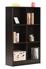 DeckUp Meritus-L 3-Shelf Engineered Wood Book Shelf and Display Unit (Walnut, Matte Finish)