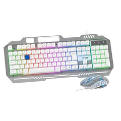 EVM EnHawk Wired Gaming Keyboard & Mouse Combo | RGB Backlit Keyboard | 6-Button Gaming Mouse | Adjustable DPI | 1 Year Warranty (EVM-WDKM-315-EnHawk)