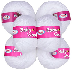 M.G ENTERPRISE MG Baby MelonKnitting Wool 200 Wool Thread for Crochet & DIY Craft Projects